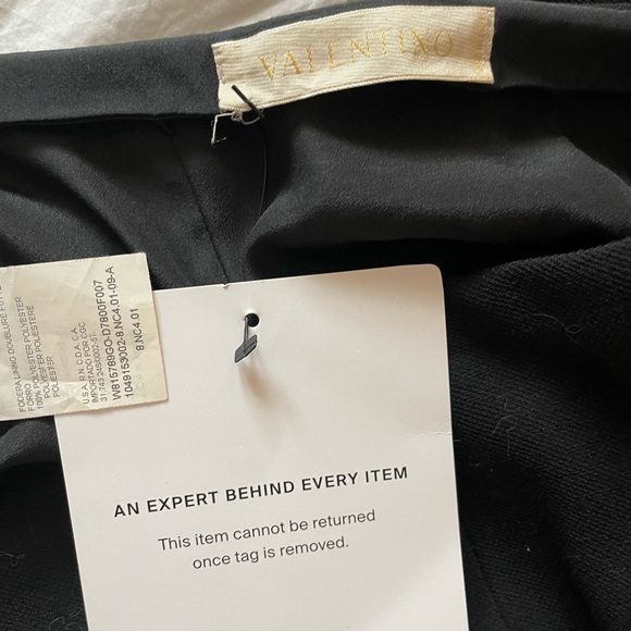 Valentino Black Wool Skirt - Picture 7 of 8